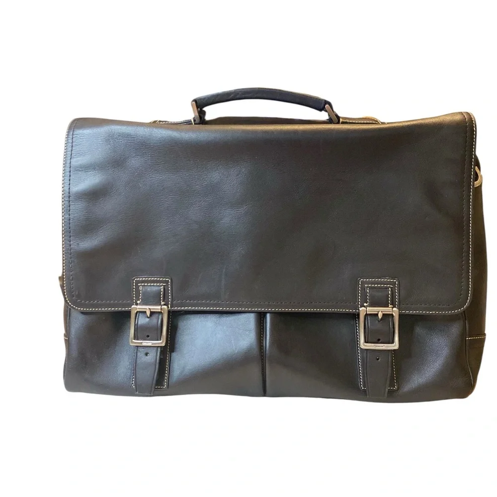 Coach Black Leather Messenger Bag Professional Design